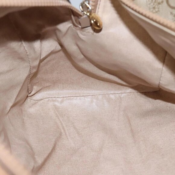 CELINE C Sulky Boston Bag PVC Beige Auth bs23974 - Picture 14 of 16